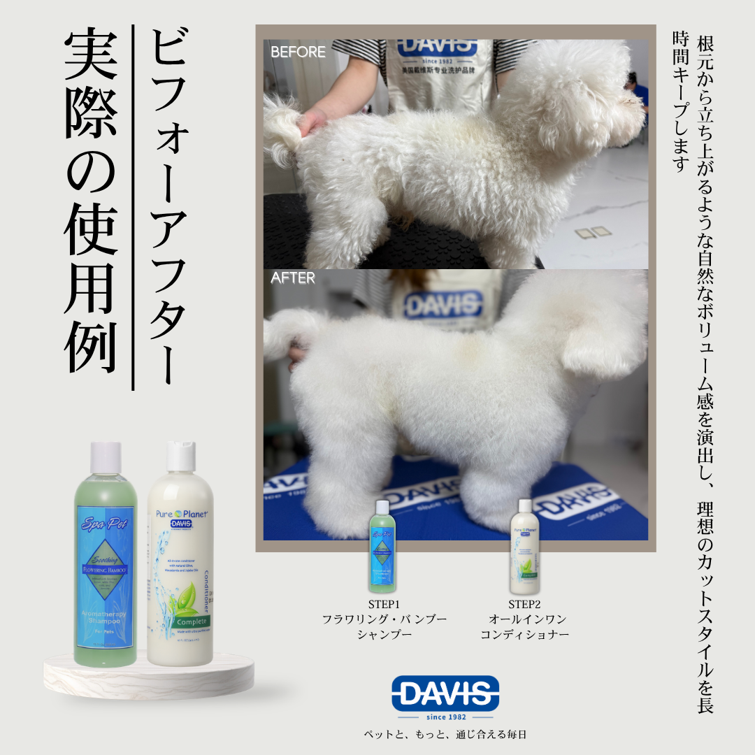 デイビス・スパ・ペットコレクション フラワリング・バ ンブー・シャンプー・ 犬猫用シャンプー(スパ ・バンブー)